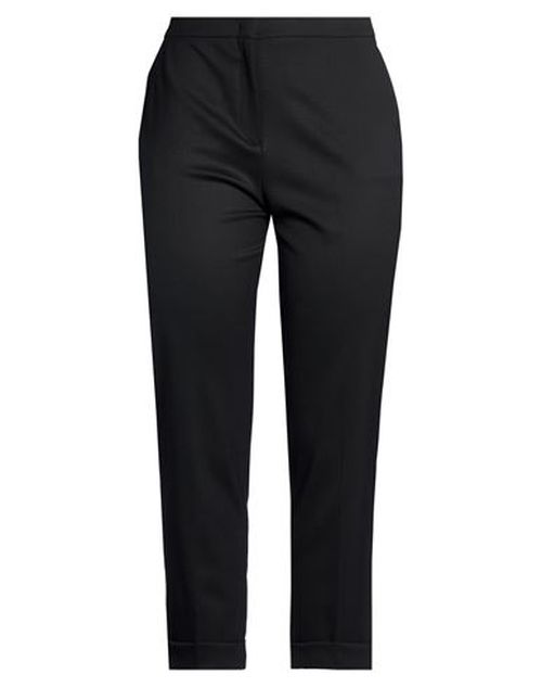 Woman Pants Black Size 14 Wool, Elastane