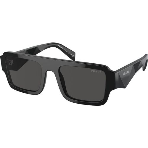 Prada Man Prada PR A05S 16K08Z Sunglasses Acetate Black Grey Squared Norma