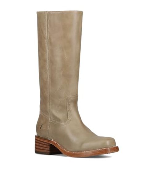 Frye Campus 14L Wide Calf Iconic Tall Boots for Women Crafted from Signature Montana Leather with Goodyear Welt Construction and Stacked Leather Heel – 13” Shaft Height