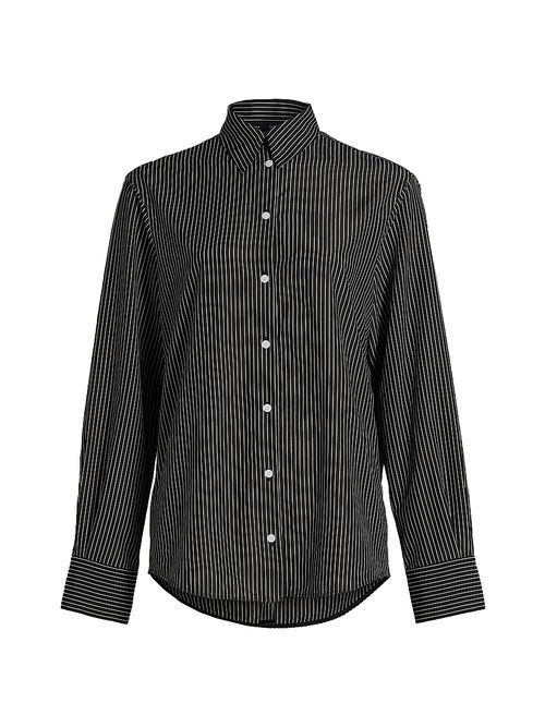 Women's Lynsey Striped Shirt - Black White
