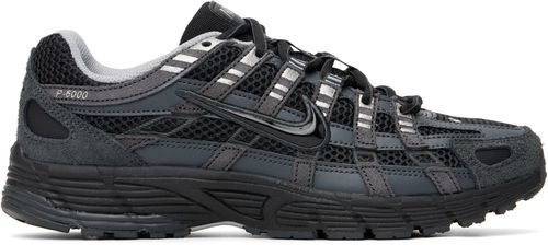 Black P-6000 Suede Sneakers