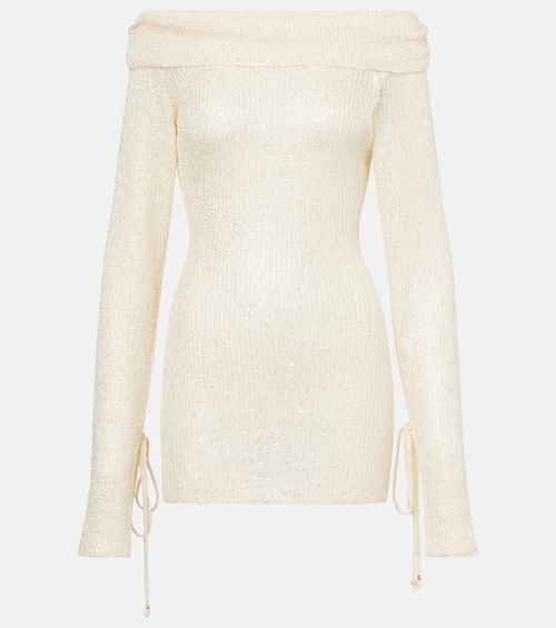 Rory sequined knitted minidress