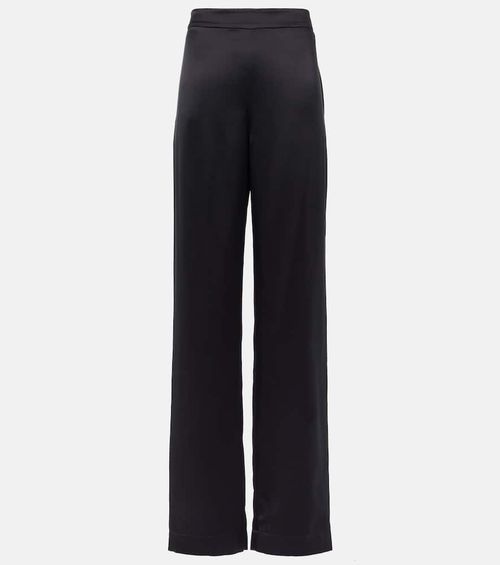 New Sahel silk straight pants