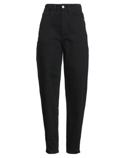 Woman Jeans Black Size 10 Cotton, Recycled cotton, Elastane
