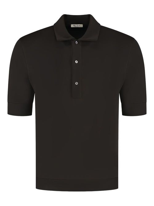 Cotton polo shirt - Brown