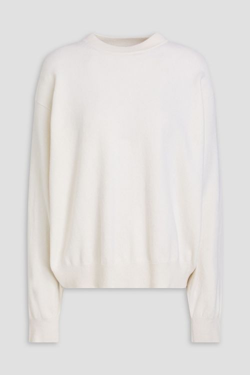 Merino wool-blend sweater - White - S