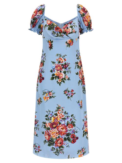 Mazzo di Fiori Dress — Blue