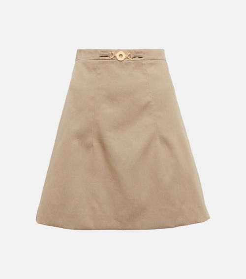 Cotton miniskirt