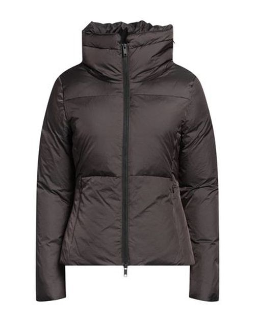 Woman Puffer Dark brown Size S Nylon