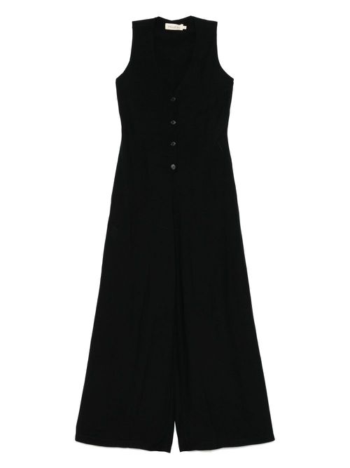 Cotton jumpsuit - Black