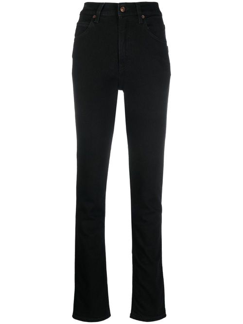 Slim-cut denim jeans - Black