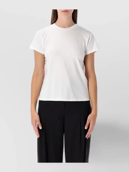 Maison Margiela - back detail short sleeve crew neck top