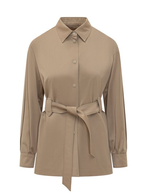 Chic Jacket with Belt