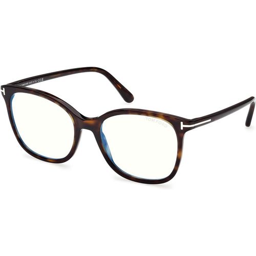 TOM FORD Woman TOM FORD FT6089-B 052 Optical frames Acetate Havana Squared Norma