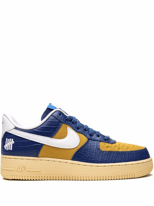 X Undefeated Air Force 1 Low "Blue Croc" sneakers