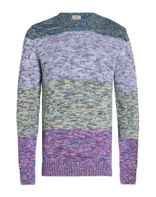 Man Sweater Lilac Size L Virgin Wool
