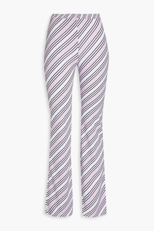 Contender striped jersey flared pants