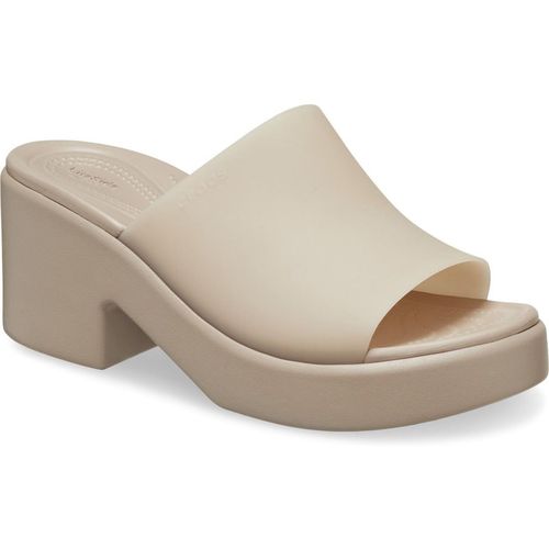 Crocs Brooklyn Slide Heel Women's Taupe Hee