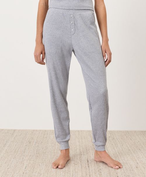 Women's Heather Grey Dream Rib Jogger