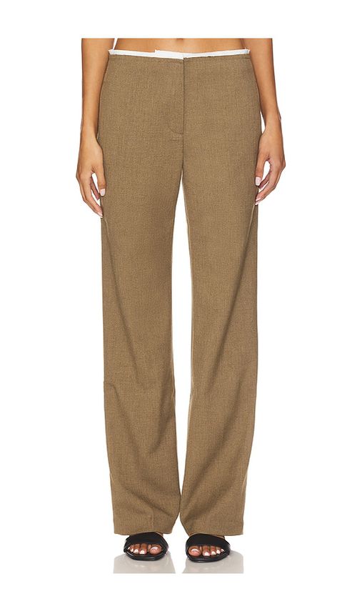 EAVES Lyla Decon Trouser in olive - Olive. S also in