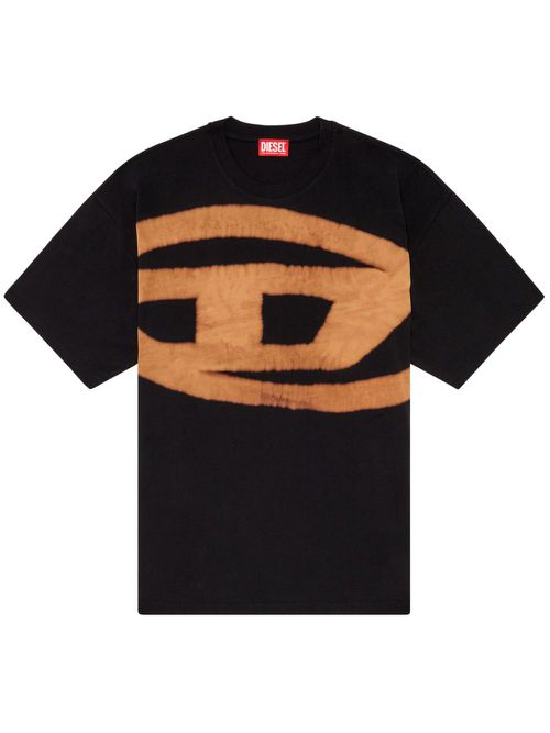 T-Boxt-Bleach logo-print T-shirt - Black