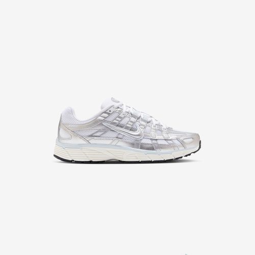 Nike Women's P-6000 - WHITE/MTLC SILVER-BLUE TINT-SAIL-BLACK - unisex