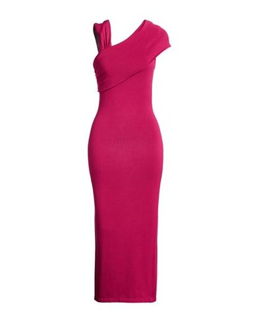 Woman Maxi dress Magenta Size 2 Viscose, Polyester