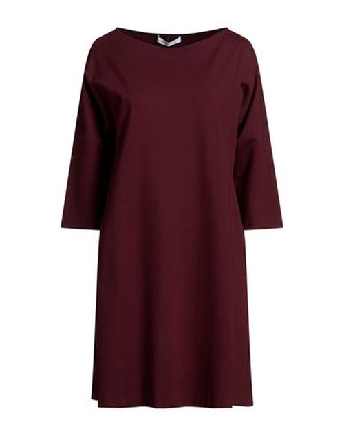 Caractère Woman Mini dress Burgundy Size 14 Viscose, Polyamide, Elastane