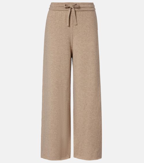 Cashmere wide-leg pants