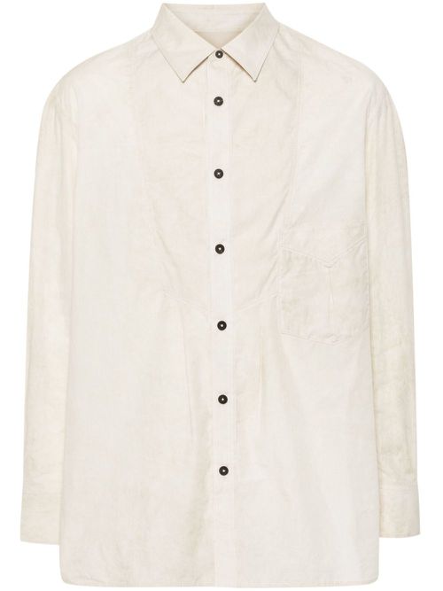 Patch-pocket shirt - Neutrals
