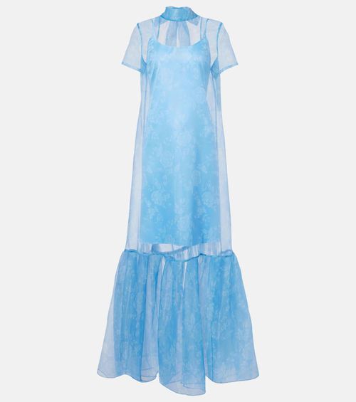 Calluna floral organza maxi dress