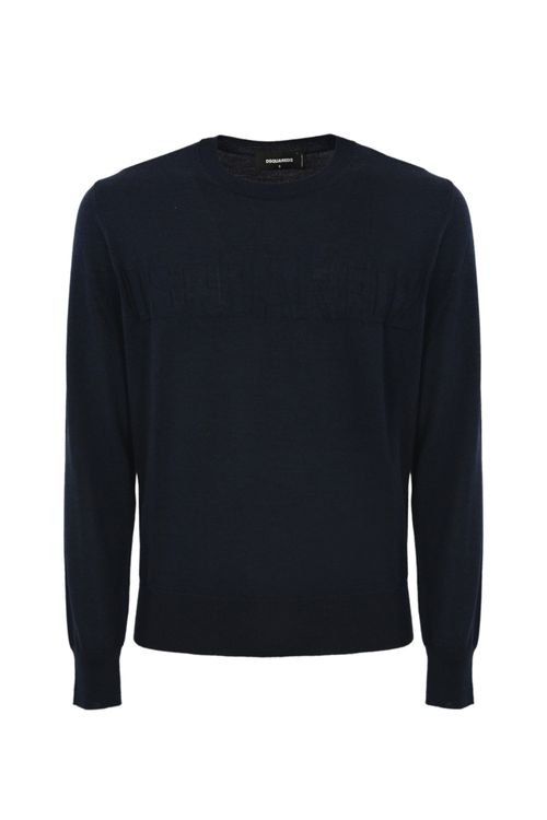 Wool Logo Pullover