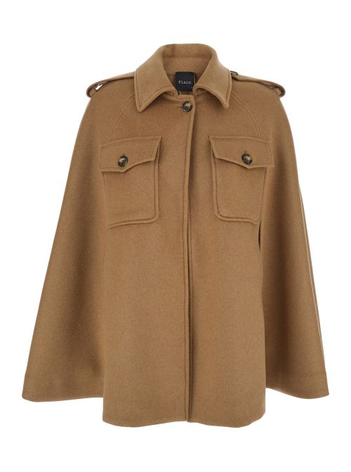 Tech Fabric Cape — Beige