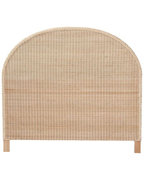 Lanica Japandi Sun Bleached Rattan King Size Standalone  Headboard