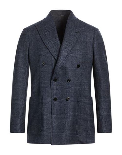 Man Blazer Blue Size 38 Virgin Wool