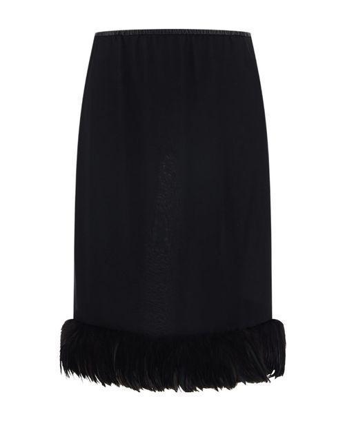 flareup | Draped Mesh Layered Long Skirt | Realry