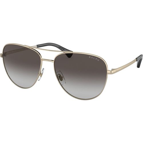 Ralph Lauren Woman Ralph Lauren RA4139 91168G Sunglasses Metal Gold clear Grey Pilot Shaded