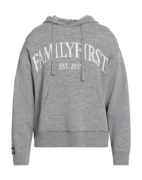 Family First Milano Man Sweater Grey Size M Wool, Polyamide, Acrylic