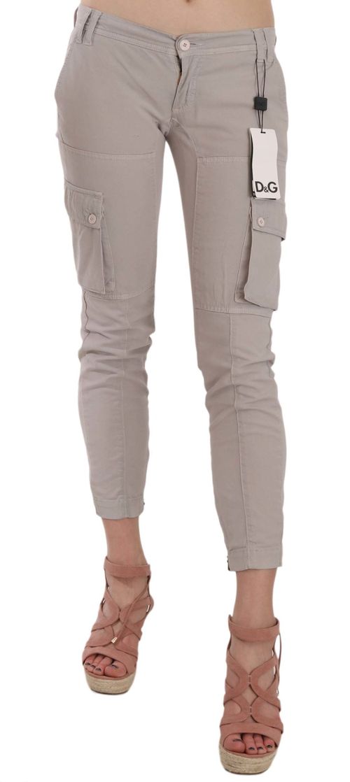 Khaki Cargo Cargo Pants — Beige