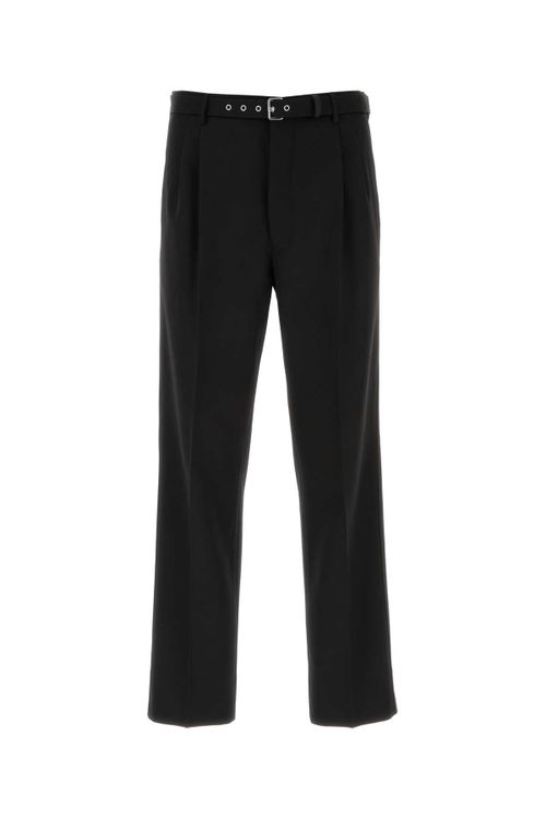 Wool Trousers — Black