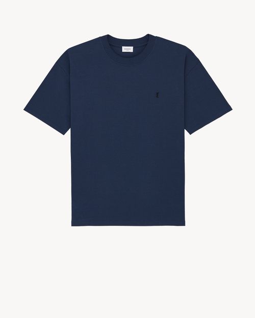 Tonal CASSANDRE Chest Embroidered Crewneck T-Shirt