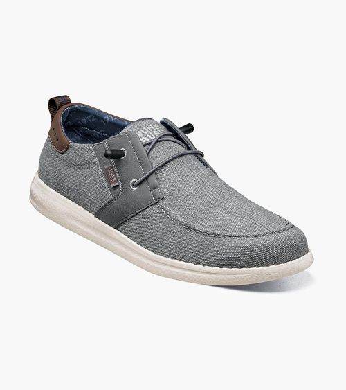 Nunn Bush Shoes Brewski Moc Toe Slip On Gray