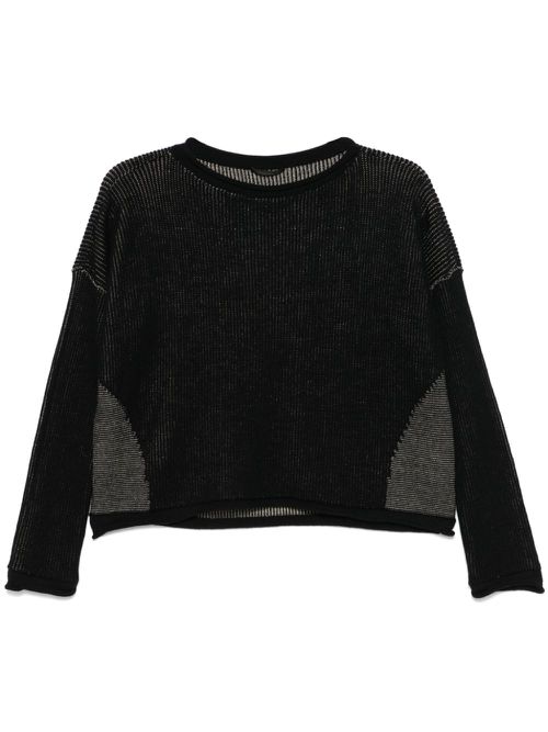 Cropped sweater - Black