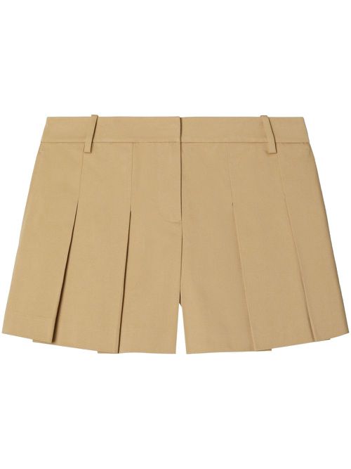 Pleated shorts - Neutrals