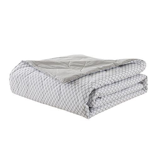 St James Home Cotton Reversible Down Alternative Blanket- Twin