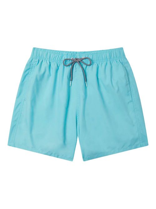Graphic-print swim shorts - Blue