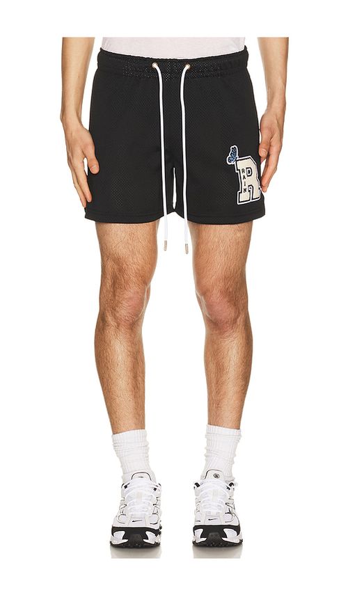 Ryoko Rain Classic Mesh Shorts in Black. - XL/1X also in S