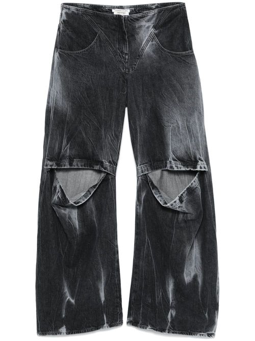 Cut-out jeans - Blue