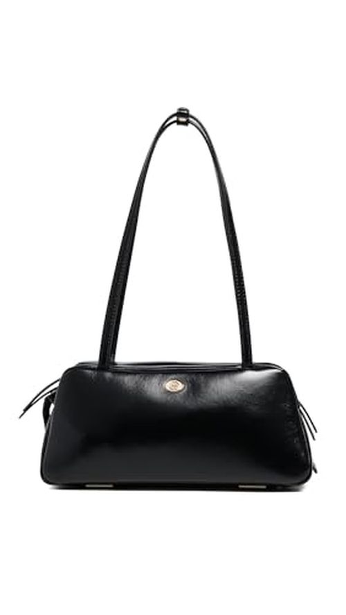 Tory Burch Women's Robinson Satchel, Black, One Size