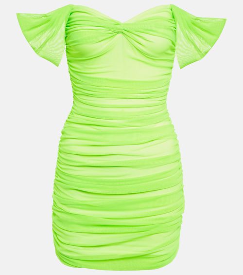 Norma Kamali Walter off-shoulder minidress